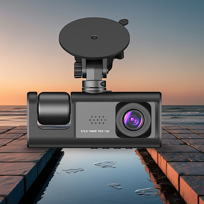 1080P Dual Lens Car Dash Cam Recorder G Sensor DVR Front And Rear Camera Video