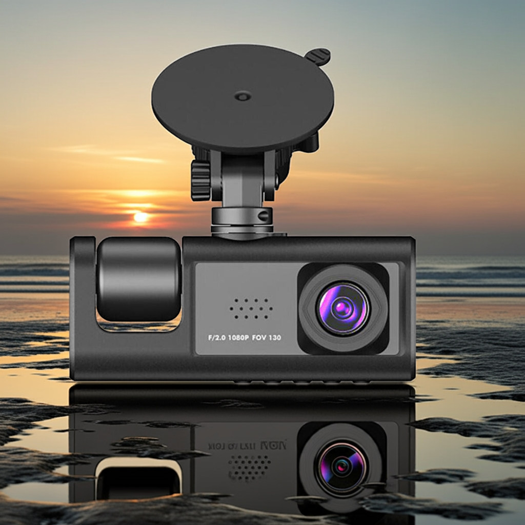 1080P Dual Lens Car Dash Cam Recorder G Sensor DVR Front And Rear Camera Video