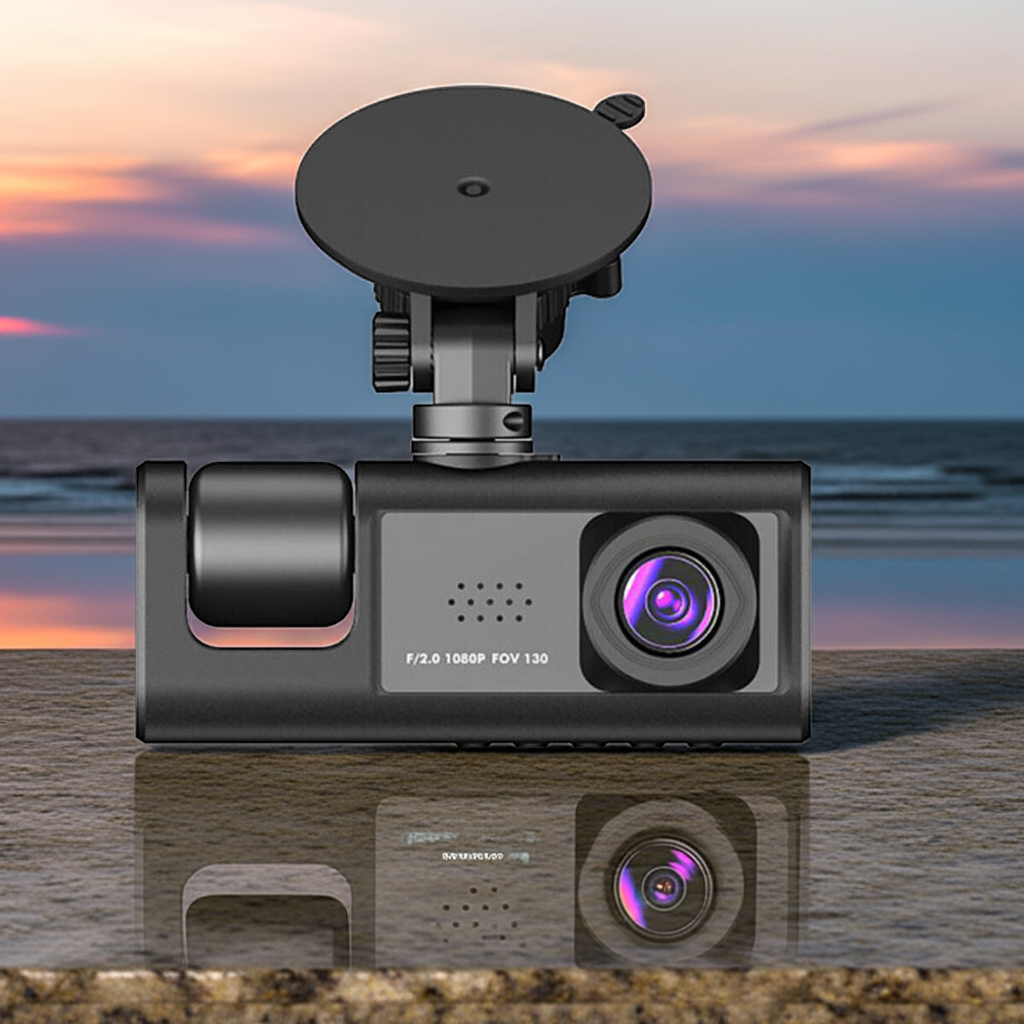1080P Dual Lens Car Dash Cam Recorder G Sensor DVR Front And Rear Camera Video